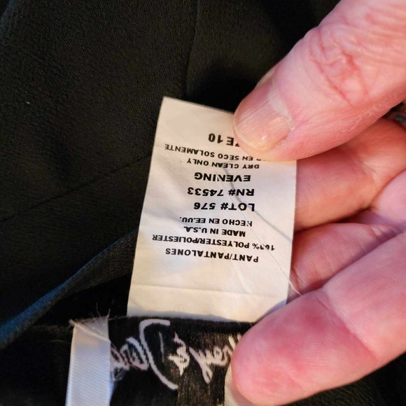 EUC Tom Barra Blousey lined slacks - Picture 6 of 8